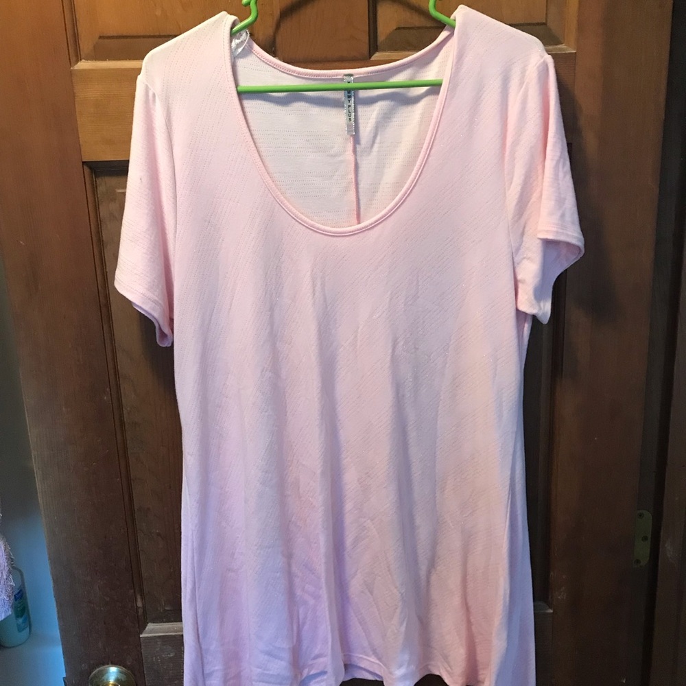 Baby pink shirt with sparkly detail